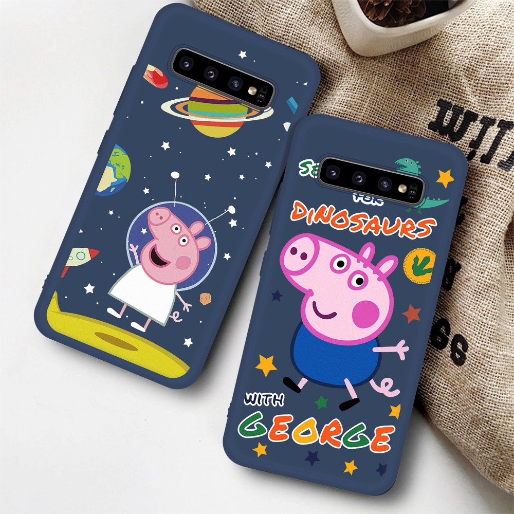 Ốp lưng Samsung Galaxy S10E S8 S9 PLUS mẫu heo peppa | BigBuy360 - bigbuy360.vn