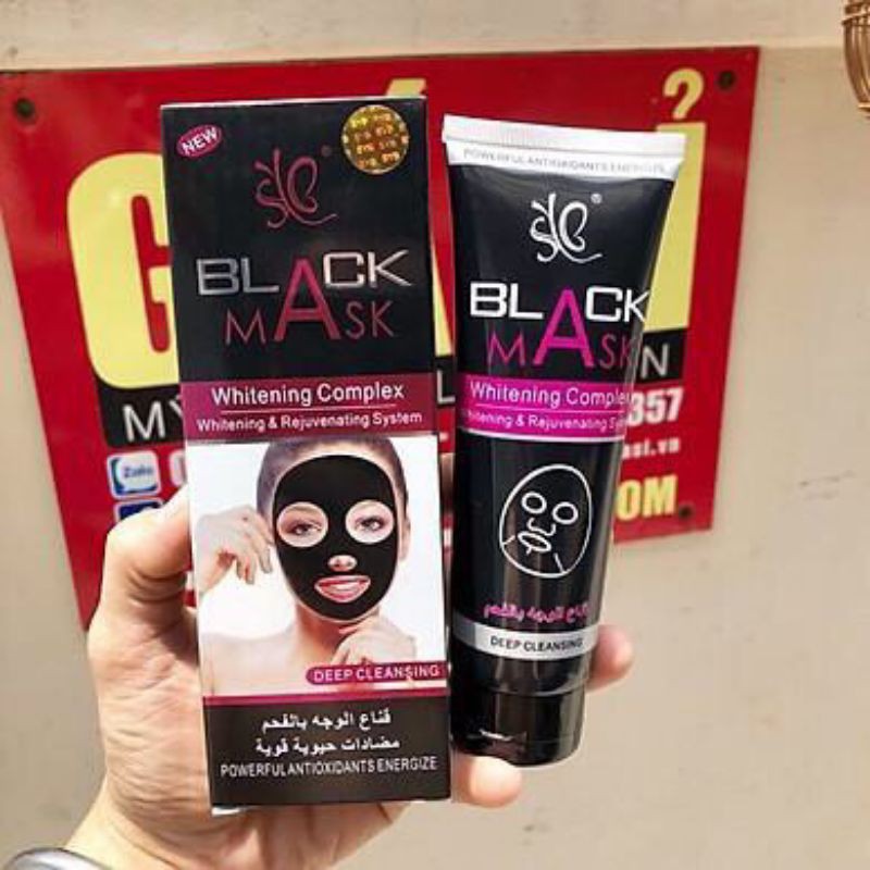 sale 35% Gel lột mụn sáng da black mask