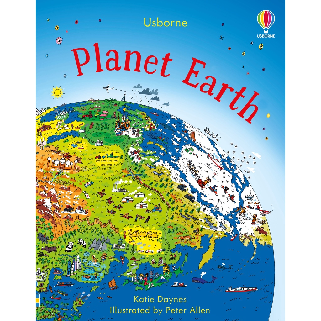 Sách - Bộ xếp hình Usborne Book and Jigsaw Planet Earth