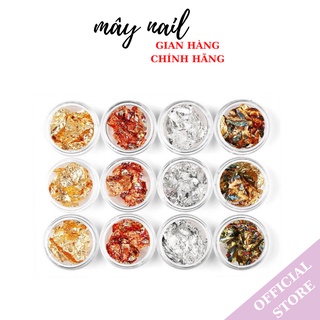 Giấy nhún nail , giấy nhún sét 4 màu 12 hũ