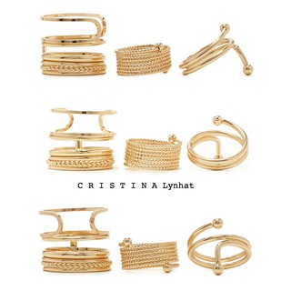 Nhẫn set kiểu 6 chiếc forever 21 xuất khẩu
