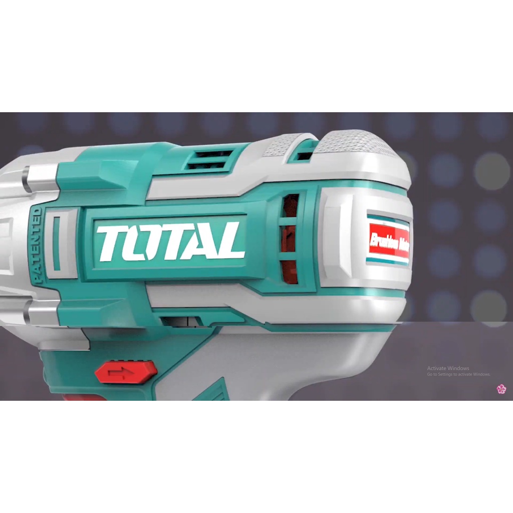 Thân máy siết vít PIN 20V TIRLI20030 – Đầu vít dắt 20V/2.0A TOTAL TOOLS WORD