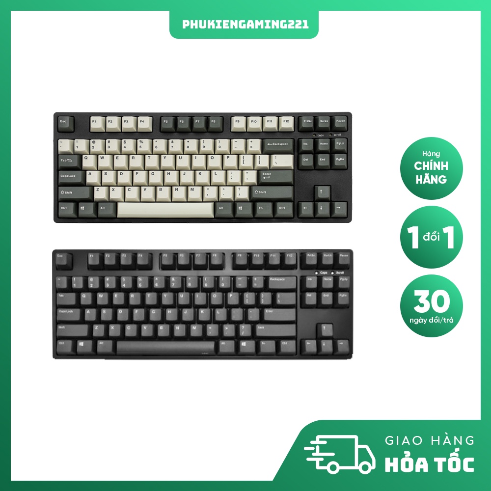 Bàn phím cơ máy tính có dây - IKBC CD87 Vintage - Black PBT Doubleshot V2 - Hàng Chính Hãng