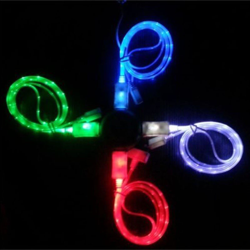 Dây Cáp Sạc Đèn Led Neon Usb