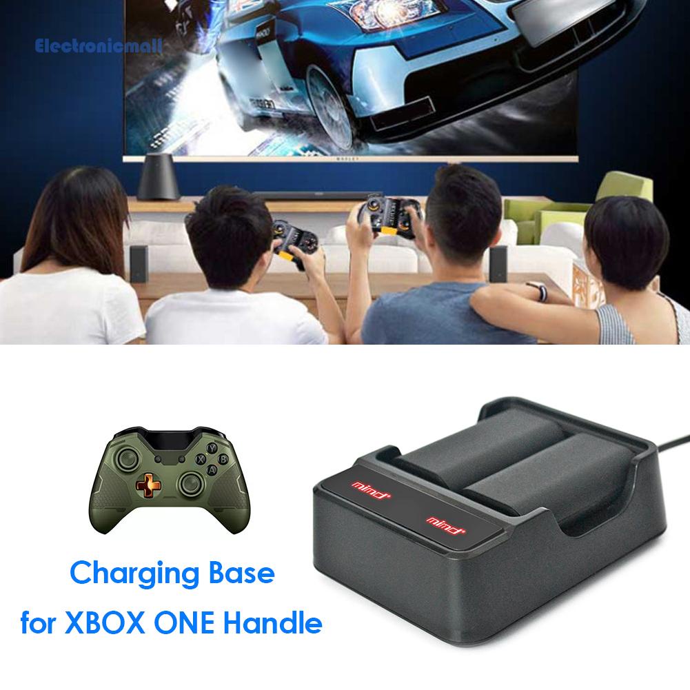 Set 2 Pin Sạc + Dây Cáp Usb Cho Tay Cầm Chơi Game Xbox One Mall01