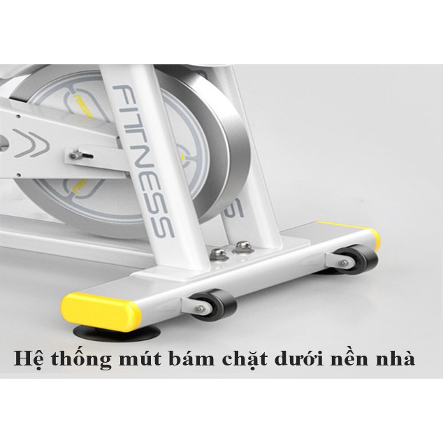 Xe Đạp Tập Thể Dục,Gym Tại Nhà Có Đồng Hồ Cảm Biến Nhịp Tim,Đo Quãng Đường,Tốc Độ,Thời Gian,Bảo Hành 2 Năm