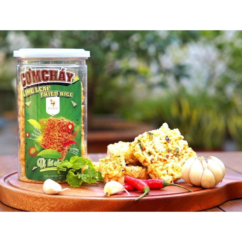 CƠM CHÁY VỊ LÁ CHANH SIÊU GIÒN RỤM