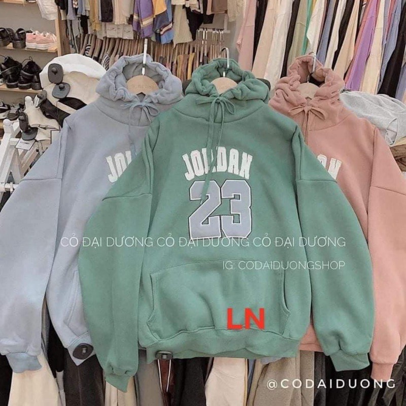  Áo hoodie số 23 ép nổi LN12