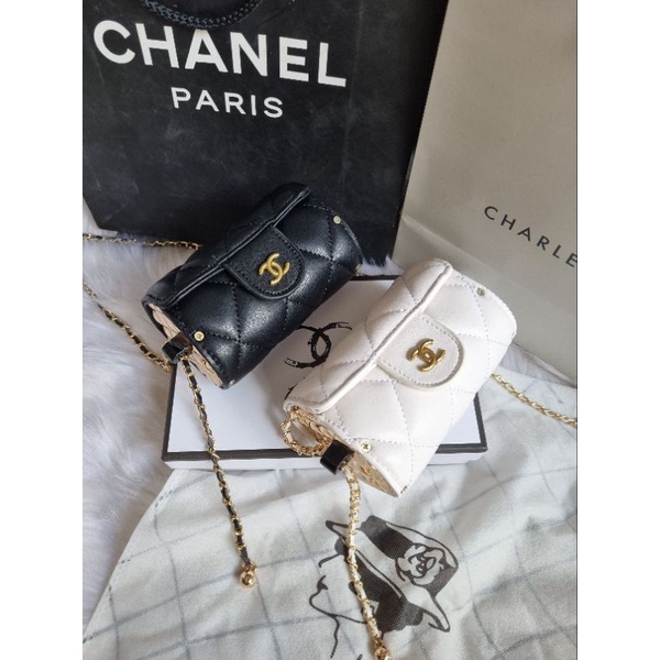 ❌️ Xã kho túi đeo chéo mini trống tròn #chanel. xinh xắn 15cm