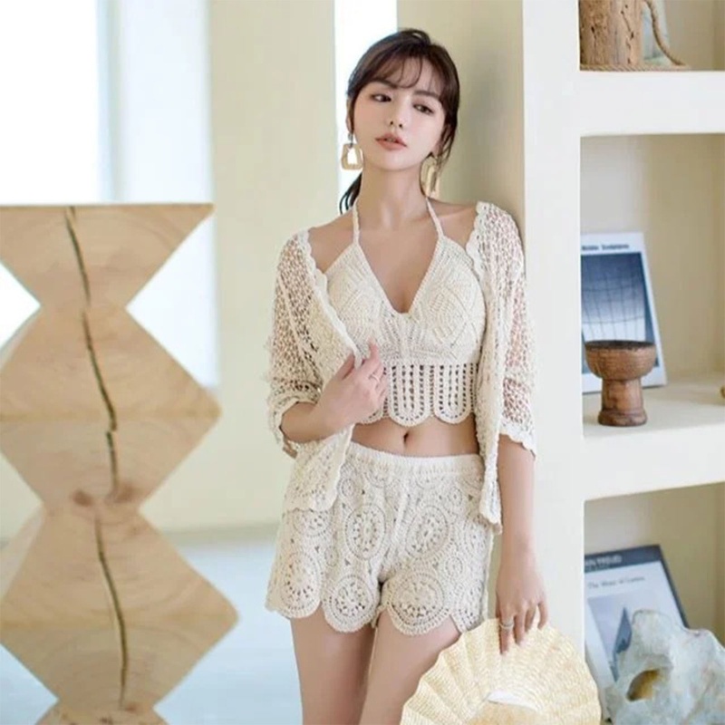 Youyo Áo Lót Cổ Chữ V Gợi Cảm Đi Biển Cho Nữ