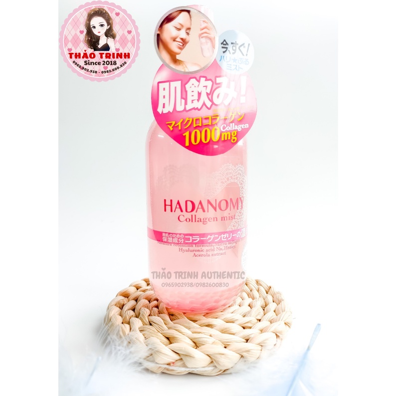 Xịt khoáng Hadanomy Collagen Mist Nhật  Bản 250ml