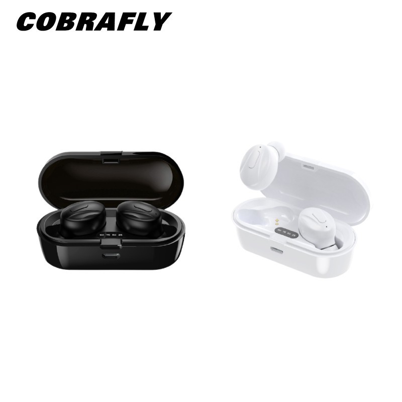 Tai Nghe Nhét Tai Cobrafly Xg-13 Kết Nối Bluetooth 5.0 TWS Có Màn Hình LED Chống Thấm Nước Ipx4