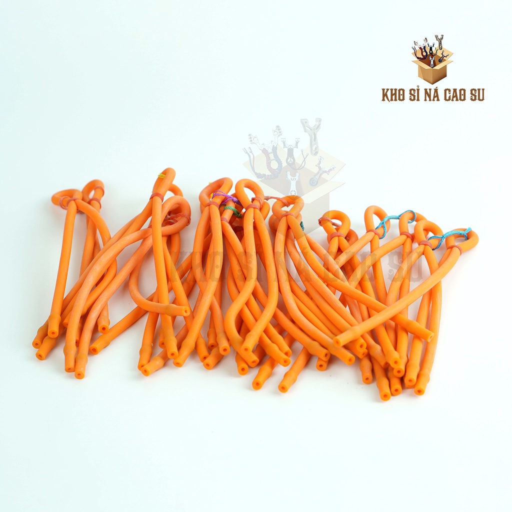 5 Dây Thun Tròn Bắn Cá Ná Cao Su, Mã 2050 - Loại Đôi 2 Dây Đôi Cao Cấp Cho bạn trải nghiệm tốt nhất ổn định