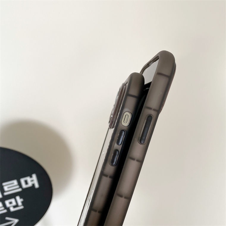 Ốp Điện Thoại Màu Đen Xuyên Thấu Họa Tiết Cún Con Dễ Thương Dành Cho IPhone 12 13 11 Pro Max X Xs Max Xr Sxc1