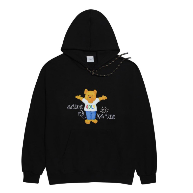 ÁO KHOÁC CÓ MŨ ADLV LITTLE BEAR HOODIE BLACK