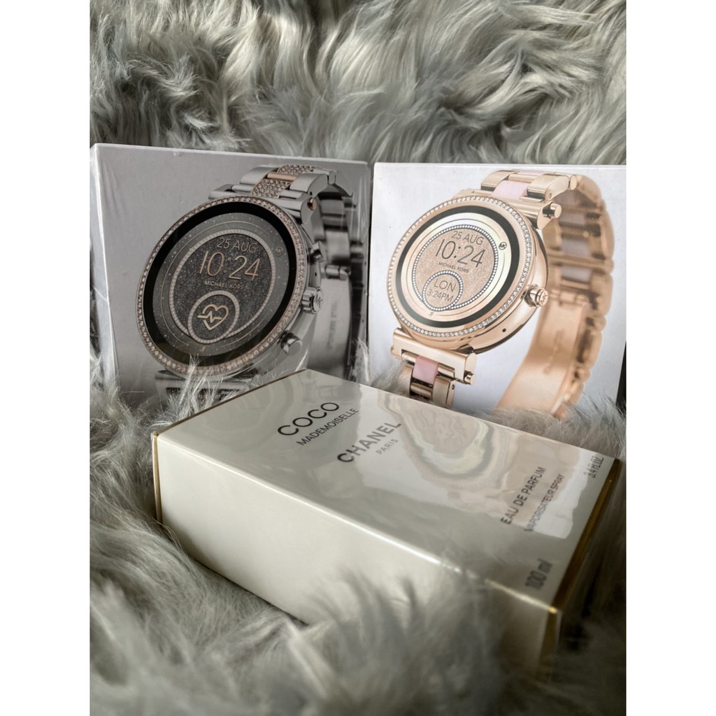 Đồng hồ thông minh Nữ Michael Kors -Gold Pink- MKT5041 Siêu Sang Trọng Và Thời Trang