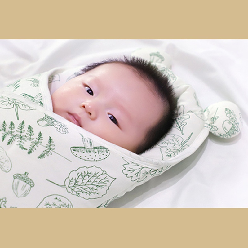 Chăn Quấn Em Bé Chất Liệu Cotton Mềm Mại Giữ Ấm Tiện Dụng