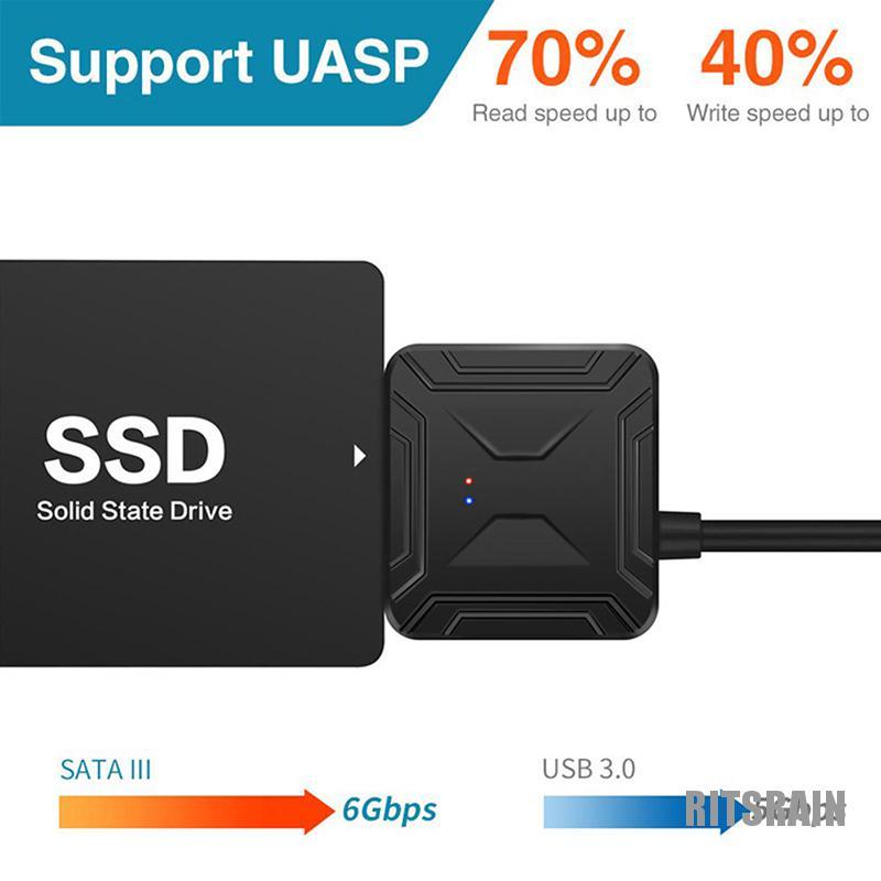 Cáp Chuyển Đổi Usb 3.0 Sang Sata 3 Cho Ổ Cứng 2.5 "/ 3.5" | BigBuy360 - bigbuy360.vn