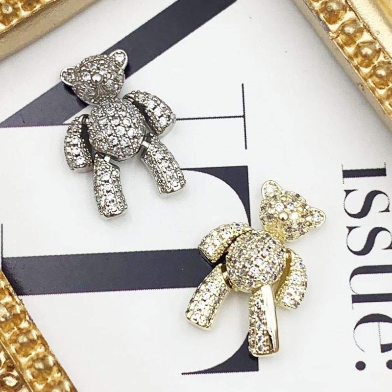 đá hình gấu- charm gấu TEDDY cao cấp