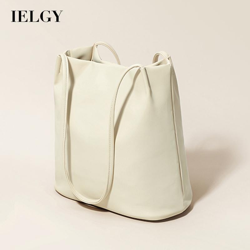 Túi đeo vai IELGY bằng da mềm đơn giản thời trang dành cho nữ