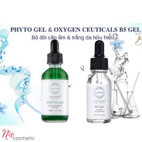Serum Gel B5 Oxygen Ceuticals phục hồi dưỡng sáng căng bóng 30 ml full hộp