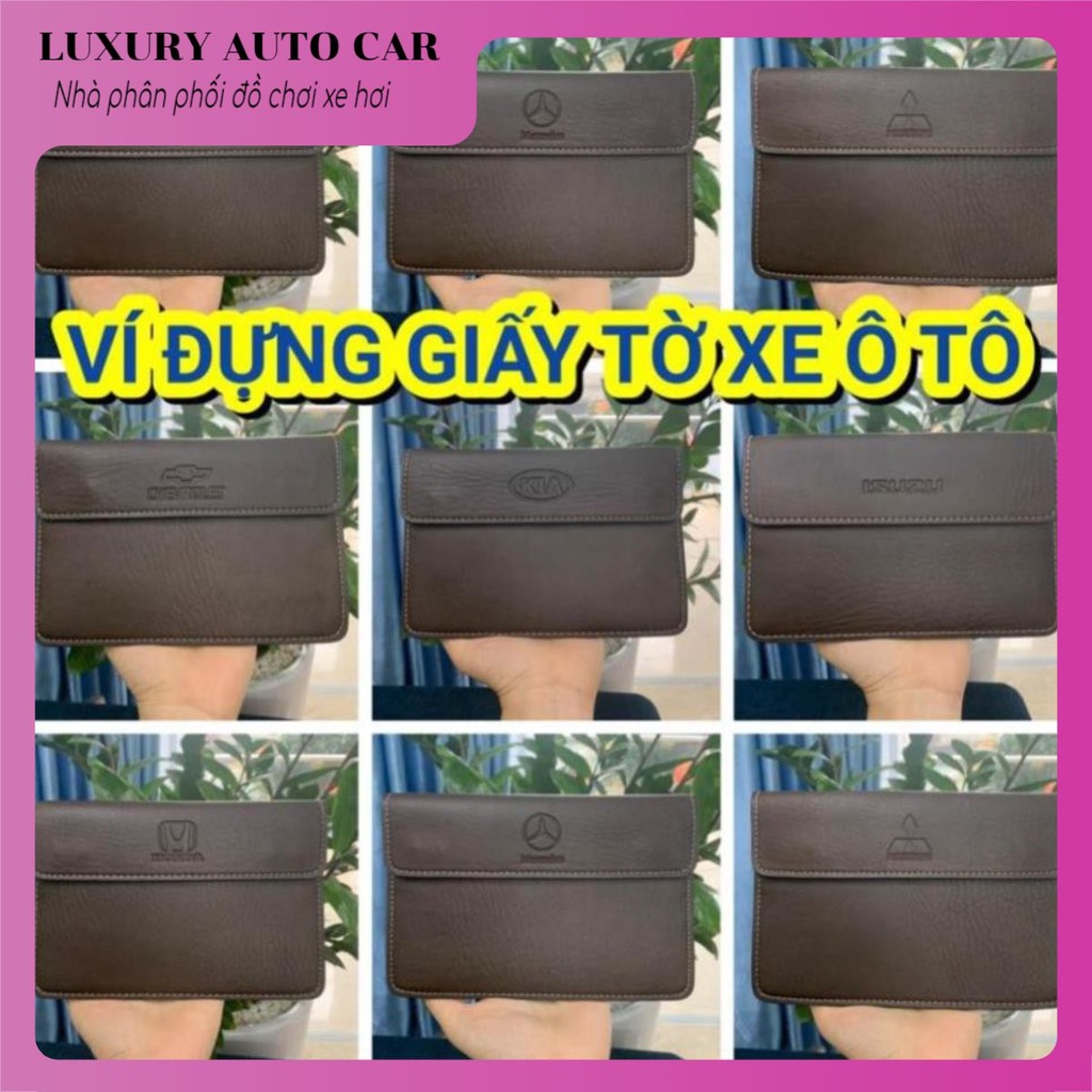 [ Free Ship ] Ví Đựng Giấy Tờ Xe Ô Tô, Ví đựng giấy tờ đăng kiểm ô tô