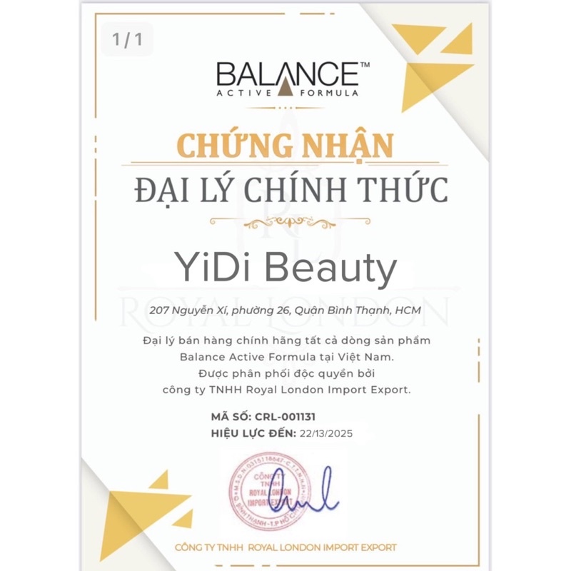 Tinh Chất Dưỡng Da Balance Active Formula Serum 30ml