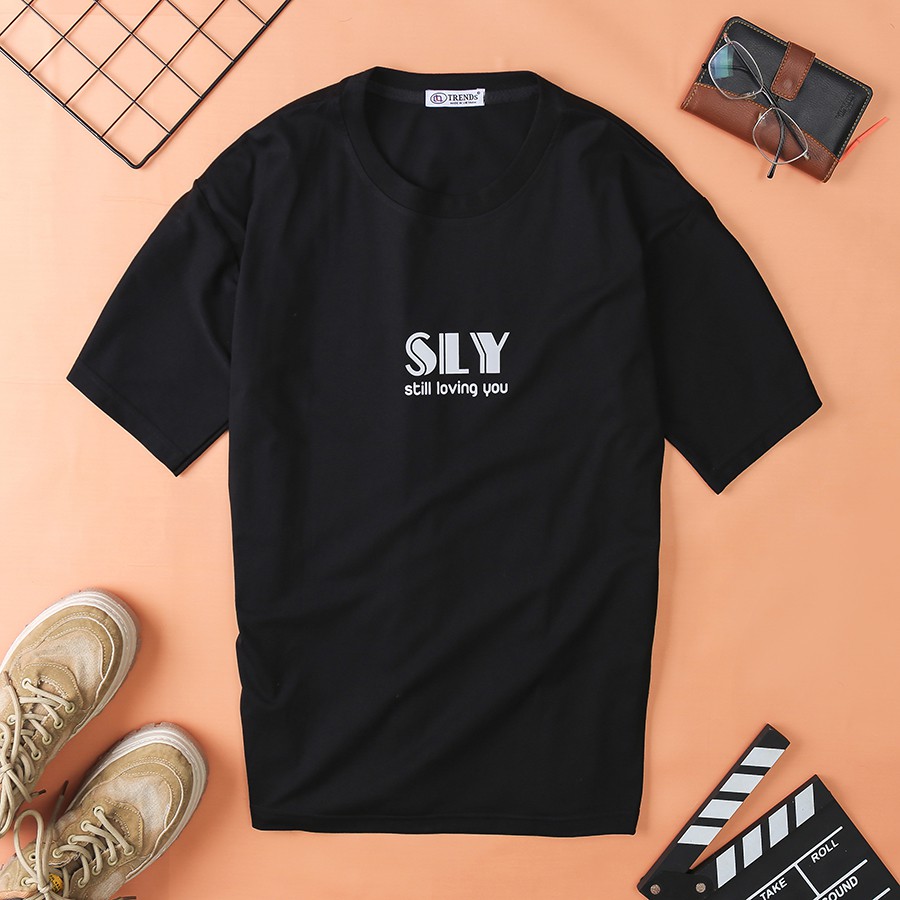 Áo Phông Thun Over size Đen - Trắng in SLY | BigBuy360 - bigbuy360.vn