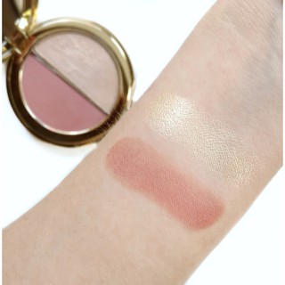 💋 Phấn má và highlight Tarte Blush and Glow màu Peachy Glow fullsize tách set