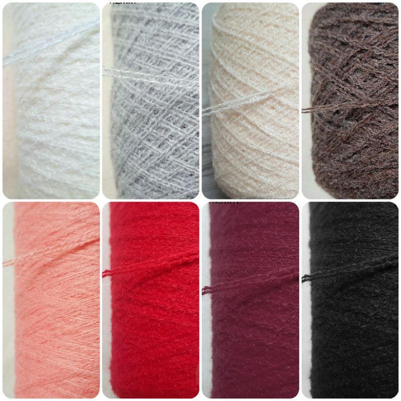 Len Acrylic pha mohair, dùng mùa đông, êm, ấm, mềm