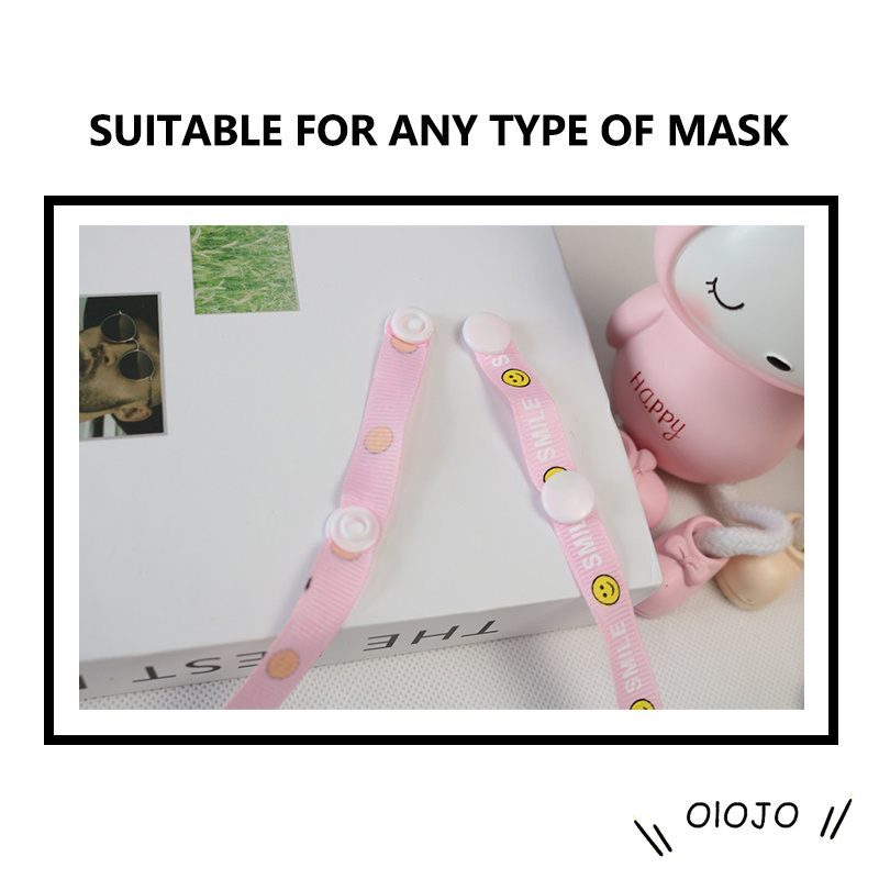 Dây Đeo Khẩu Trang Hình Mặt Cười Có Thể Điều Chỉnh