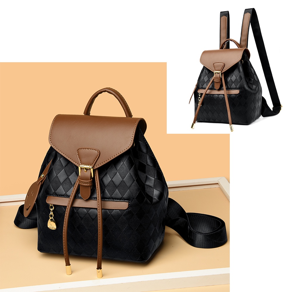 Balo nữ mini thời trang đẹp phong hàn quốc da mềm nhỏ cao cấp sang trọng giá rẻ đơn giản dây rút vintage đi hoc