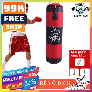 FREESHIP🎁 Bao đấm boxing 3 lớp cao 100cm chưa nhồi⚡ Vỏ bao cát tập võ không ruột siêu bền
