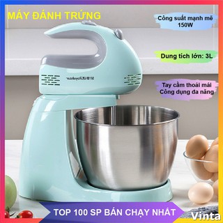 Máy đánh trứng, đánh bột Vinta A300 150W dung tích 3L, có thể đánh kem, khuấy mít, đánh bơ