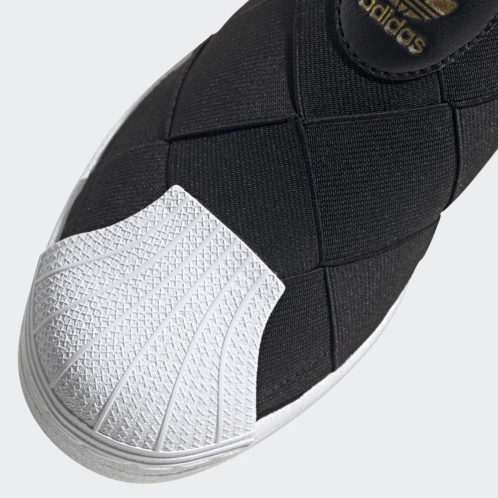 [Adidas giày]Giày adidas ORIGINALS Nữ Slip-On Superstar Màu Đen FV3187