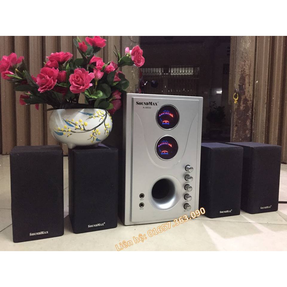 Bộ loa Soundmax cao cấp A-8800 4/1 còn mới giá rẽ
