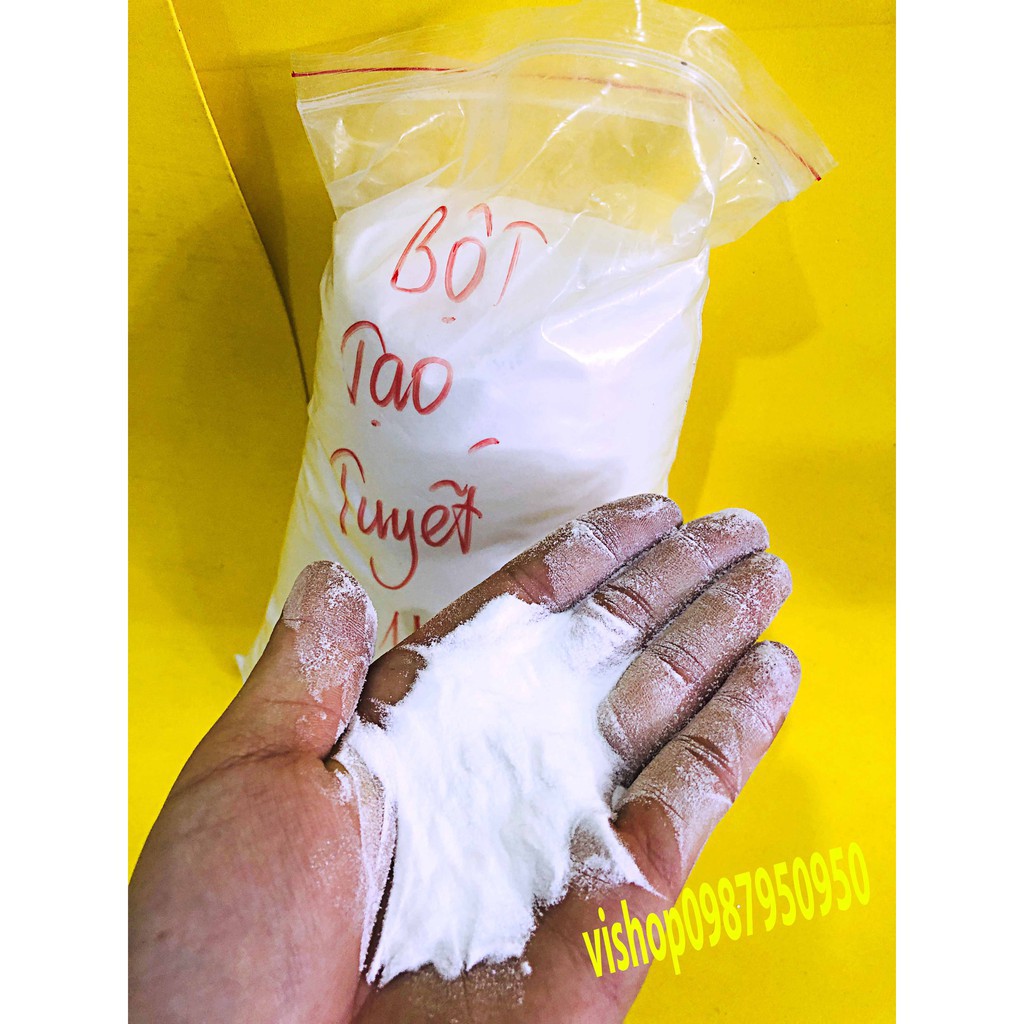 1 KG Tuyết nhân tạo siêu mịn dùng làm slime mây - 1000/500/200 gram tuyết nhân tạo