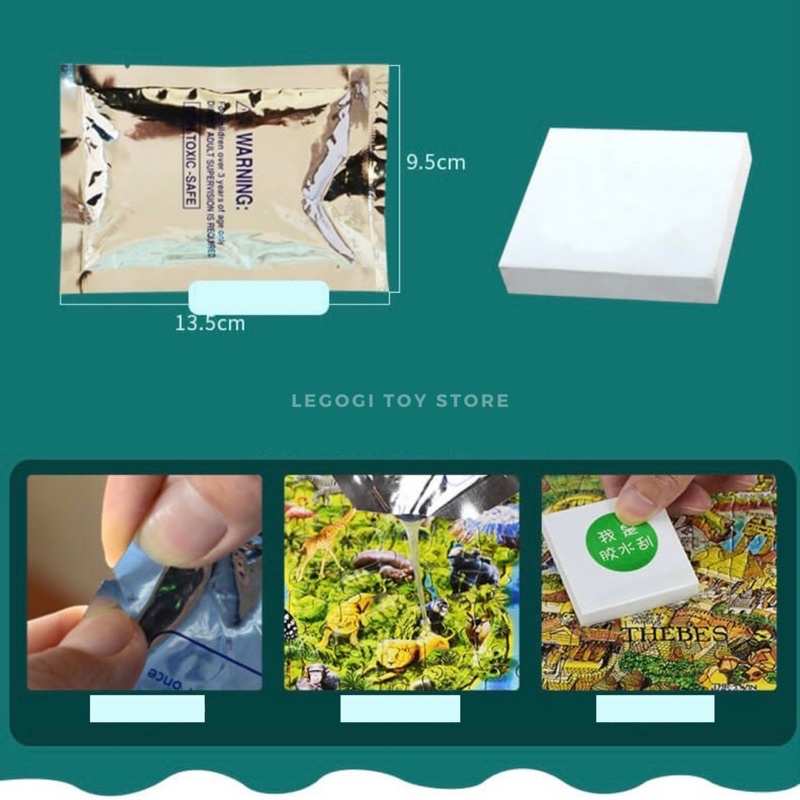 Keo dán + quét keo cho tranh ghép hình túi 60ml chuyên dụng cho đồ chơi xếp hình Jigsaw Puzzle