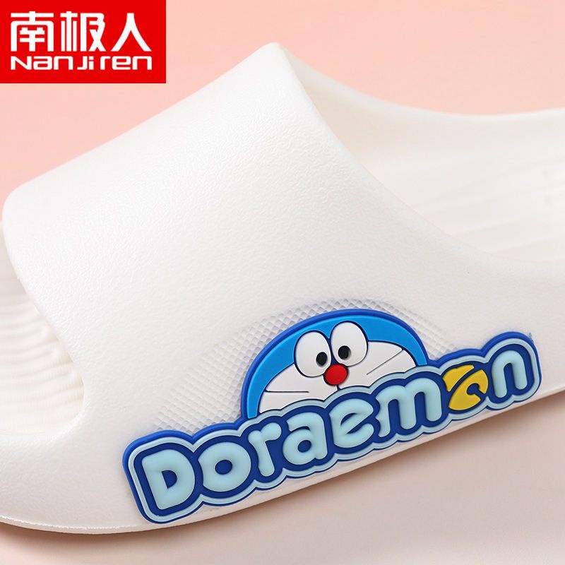 Dép Đi Trong Nhà Chống Trượt Trọng Lượng Nhẹ In Hình Doraemon Dễ Thương Dành Cho Cặp Đôi