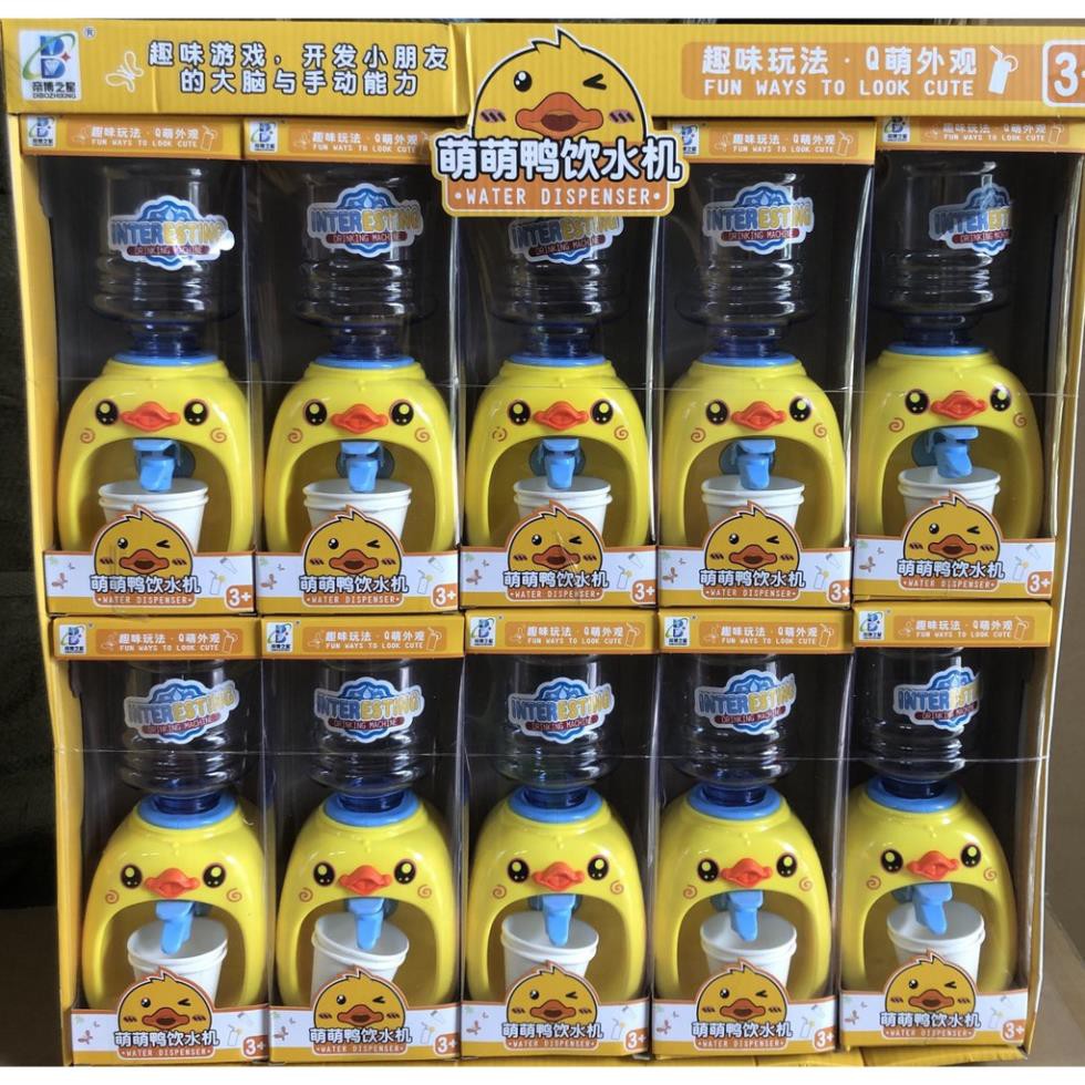 Bình nước siêu cute, máy rót nước mini siêu dễ thương hình thú cho bé