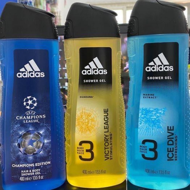 SỮA TẮM GỘI 3 IN 1 ADIDAS MEN 400ML