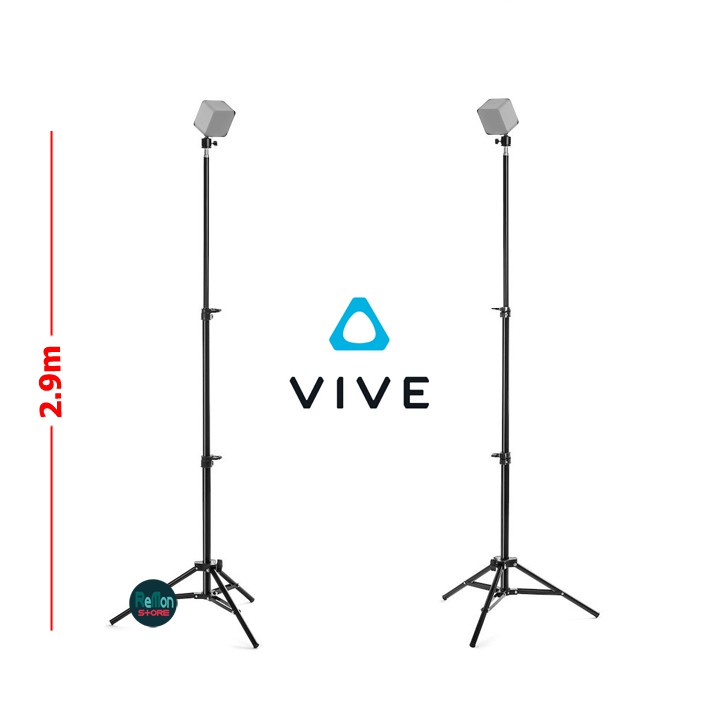 Bộ 2 chân đứng nhôm cao 2.9m đầu kim loại xoay đa chiều cho kính thực tế ảo HTC VIVE