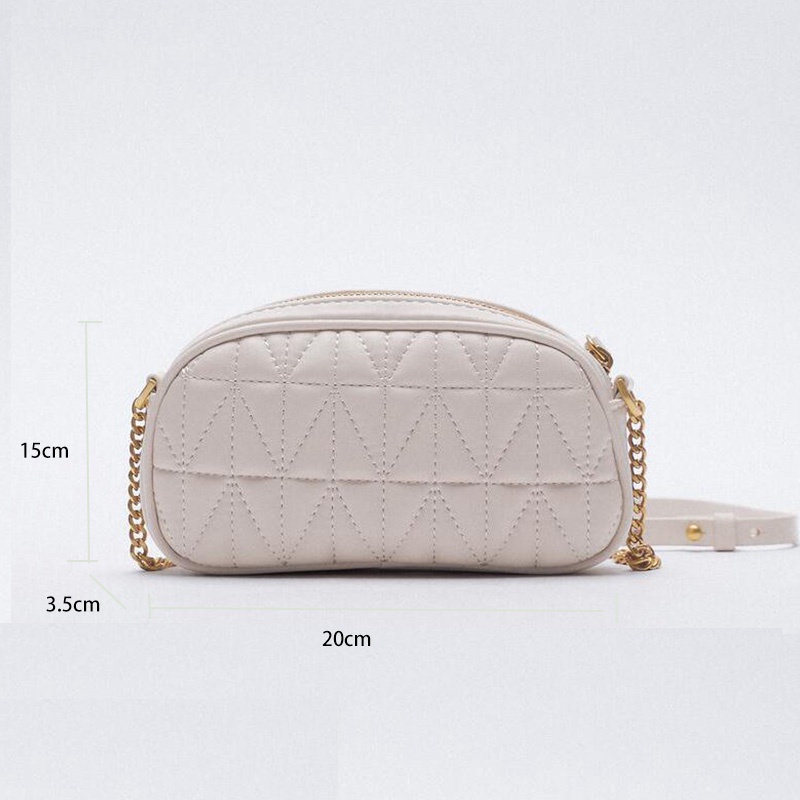 Túi Xách Zara Mini Phối Dây Xích Thời Trang Cho Nữ