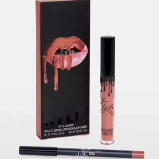 Son Kylie Lip Kit chính hãng- Set gồm 1 son kem và 1 son bút chì
