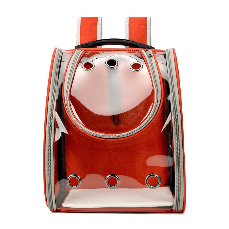 - Balo Da Vận Chuyển Thú Cưng- Balo Chó Mèo- Chống Nước- Có Mặt Kính- Thiết Kế Thời Trang
