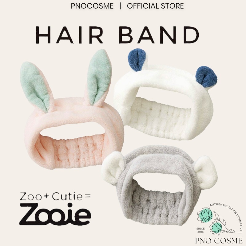 Băng đô Skincare &amp; Make up ZOOIE - JAPAN