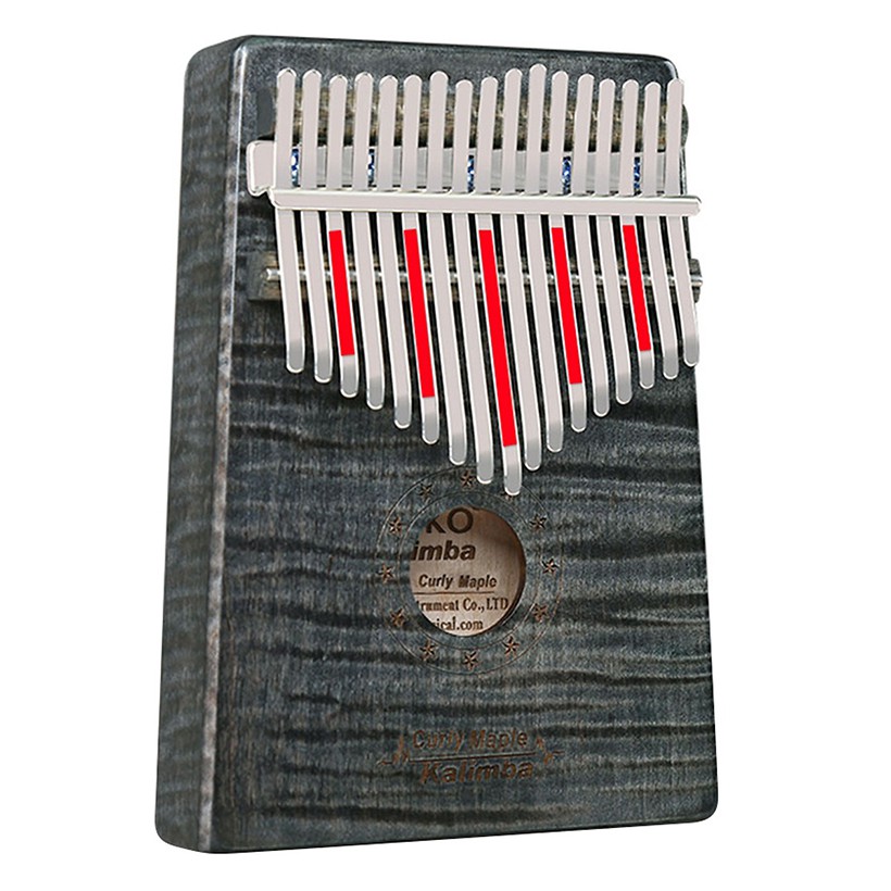 Đàn Kalimba 17 phím Gecko MC-B Gỗ Mahogany Tặng Kèm Kèn Harmonica đủ màu cao cấp - HÀNG CÓ SẴN