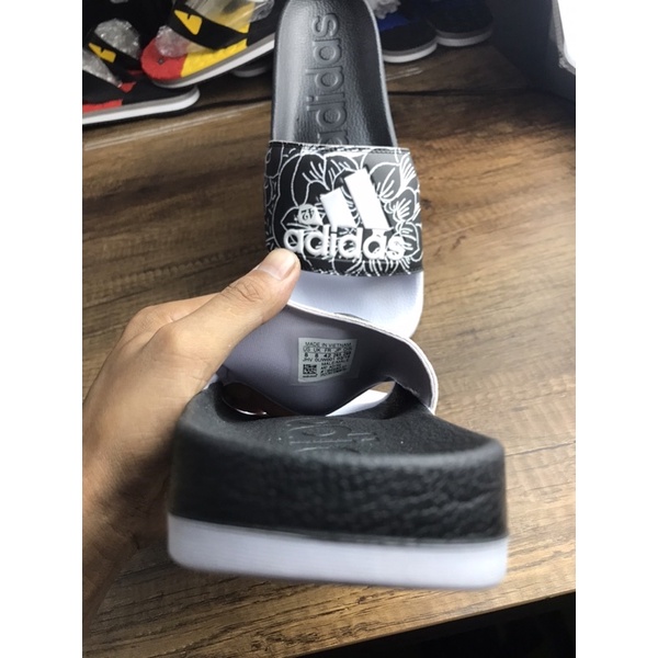 Full box Dép adldas nam hàng việt nam xuất khẩu  cao 2,5cm hình chụp thật