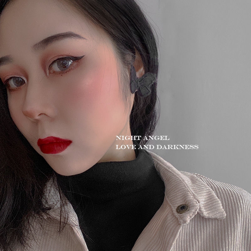 Hoa tai hình bướm ren phong cách vintage xinh xắn