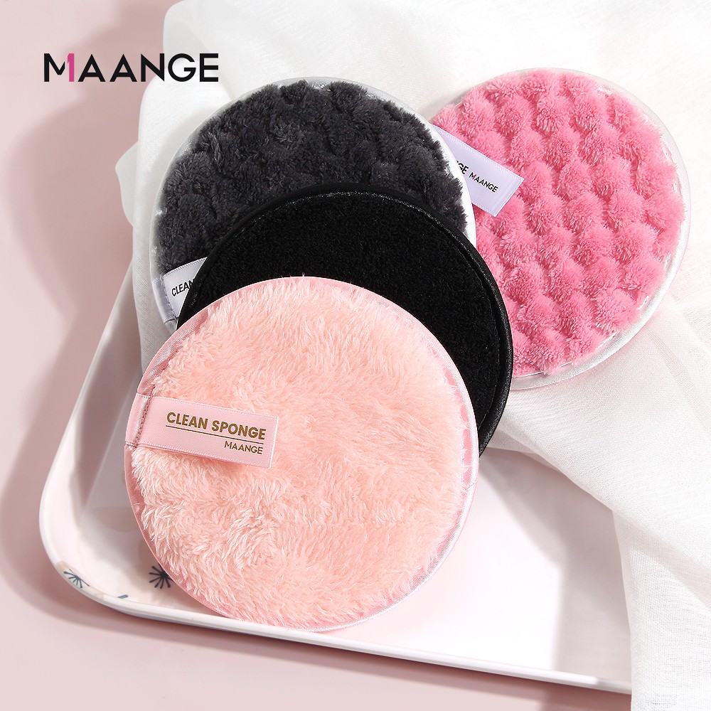 Set 2 miếng mút tẩy trang MAGEFY mềm mại tiện dụng dễ dàng mang theo